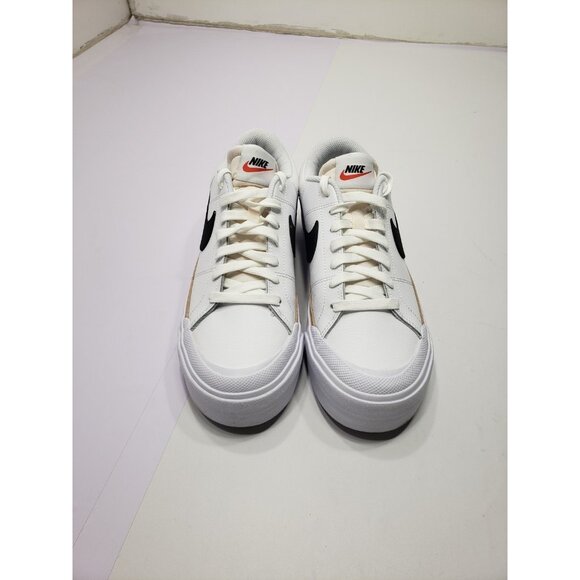 Nike Shoes - Nike Court Legacy Womens Lift Low White Black Sneakers Shoes DM7590-100 Sz 9.5